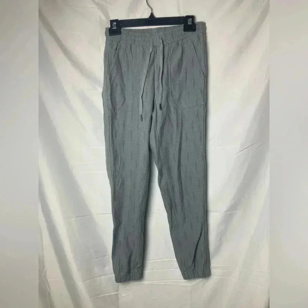 Athleta‎ farallon printed jogger gray size 2 woman with pockets